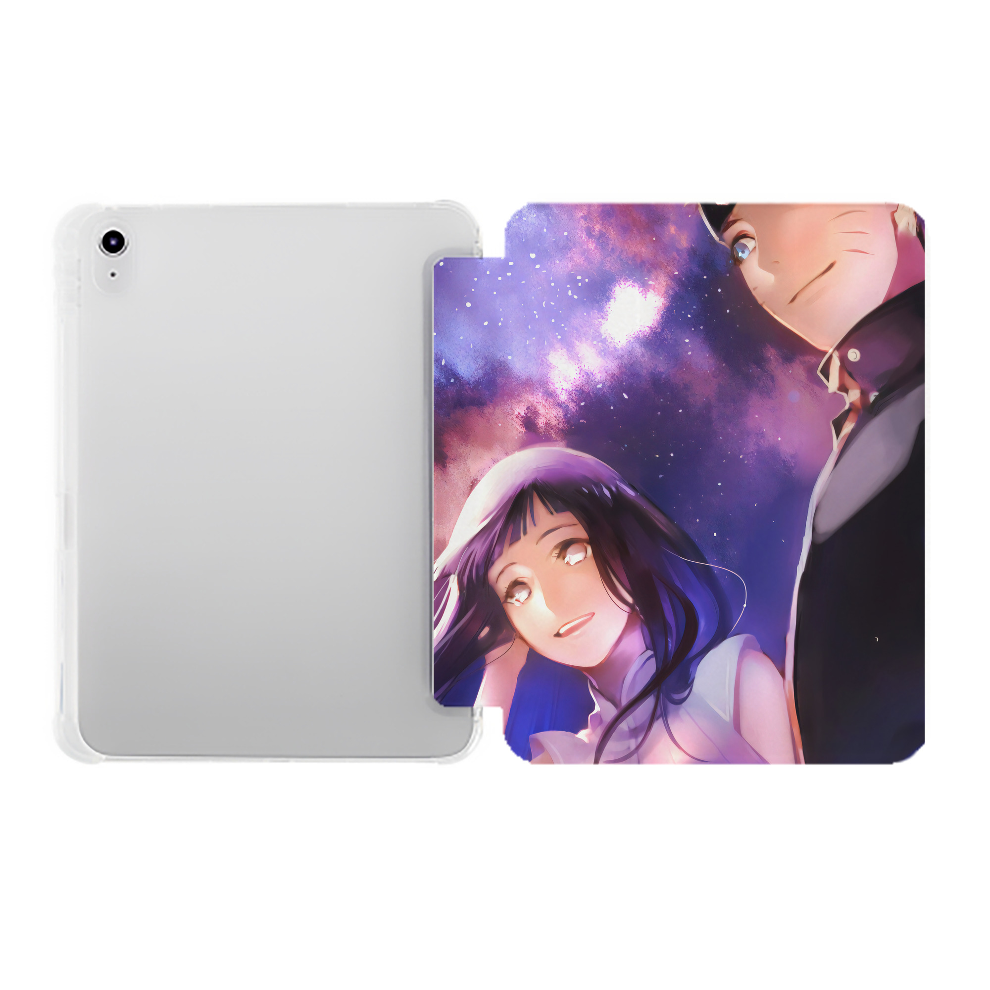 （画像用） NARUTO -ナルト- NARUTO -ナルト- 疾風伝 IPad ケース ペン収納付き 三つ折りスタンド PUレザー×シリコン 対応機種9.5/10.5/10.9インチ